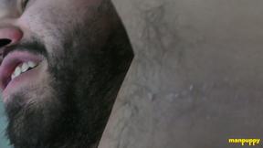 ManPuppy: Demetri Silver Shrinks Intruder And Demands Giant Foot Worship