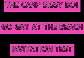 AUDIO ONLY - The Camp Sissy Boi invitation test let me know if you complete it