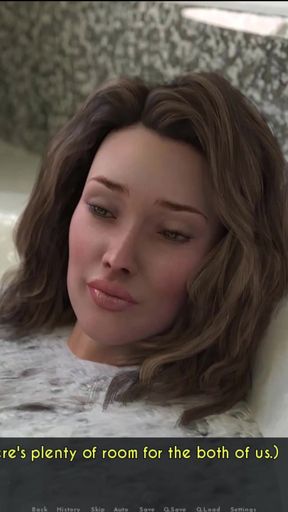 AWAM - Dylan gave Sophia a foot massage in the bath