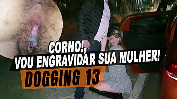 Fui reconhecida por um f&atilde_, ele fodeu minha buceta sem camisinha e gozou dentro no meio da rua. Cristina Almeida | Dogging 13