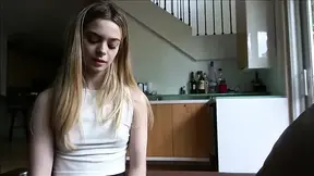 Step dad takes tiny stepdaughter's virginity in homemade POV