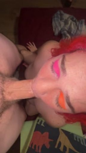 Big titty step sis shares a bed gets accidental creampie