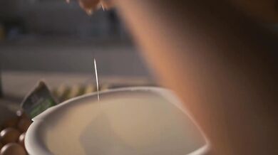 Baking a cake Naked! PART 2 with SwedishDIFtjejen