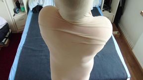 carmen nylonjunge ist notgeil auf nylon encasement