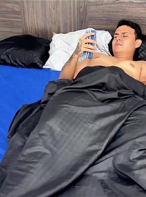 My MILF Stepmother Can't Contain Herself When She Sees My Huge Cock. Homemade Latina- MILF