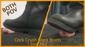 LittleShoes - Flat Boots Cock Crush Trample Size 34 | 041C