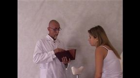 Fair-haired MILF gets double penetration from her doctor