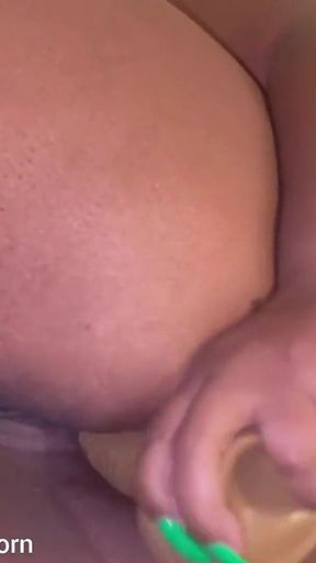 Close up Dildo Anal Masturbation