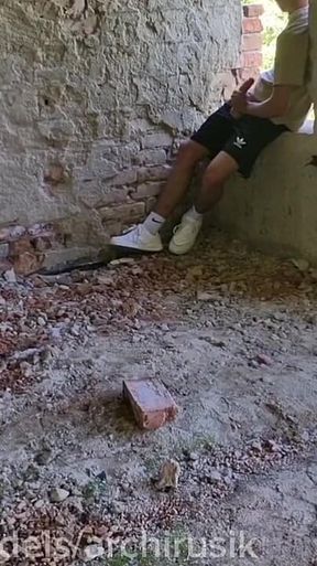 I Spied, a Femboy ***, Sucking a Dick to Tears for the First Time in an Abandoned Student Dormitory and Compilation!