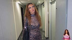 She can’t handle those two BBCs for her first DP at the hotel | Salome Cllout