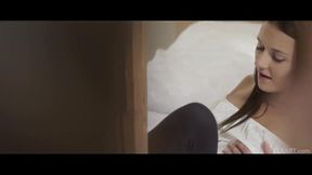 Czech babes Kira Z and Meggie Marika get the ultimate Christmas gift -