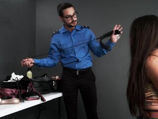A TSA agent discovered my nasty toys in my bag and took me to his office