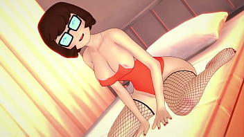 La Ardiente Velma ya esta lista ya quiere tener mucho amor, usa ba&ntilde_ador (Hentai)
