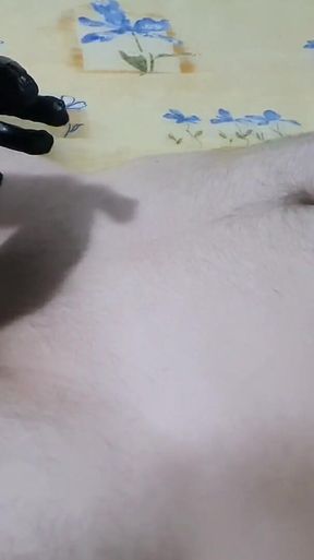 Hot Femdom Urethral Sounding Slave Cock with Huge Dilator