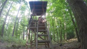 A naked hike in the great outdoors with some horny fun.