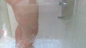 Amateur shower pov camera private ass dick cock mature shave clean close up