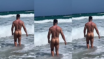 Suruba na praia de nudismo e nas trilhas comigo e outros muitos putos envolvidos - Foda completa