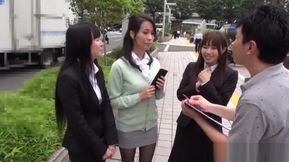 Raven-hairedOffice Lady teasesextasy, fingers dancing, loads creampied in Japanese AV.