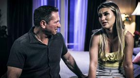 ”Mature stud hires hooker to roleplay as stepdaughter & fuck her”