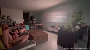 Moaning and Touching Myself to a Hot BBC Porn Scene