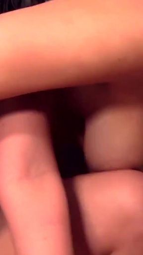 Two hot chics grill on one huge cock and licks each other's pussies