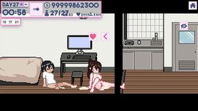 apartmentstory [pornplay hentai game] ep.4 this married woman is cheating while her husband is resting in the same room