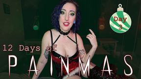 DAY 3 - 12 DAYS OF PAINMAS - Christmas CBT & Pain Play Slave Tasks by Miss Faith Rae with BDSM Instructions & Femdom POV - 4k