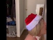 Sissy Santa bukakke