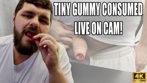 Tiny Gummy Consumed In Live Cam Show - KingMarti - 4k UHD 2160p - MOV