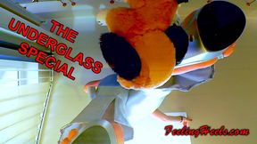 The wanking Disco Ball! - Episode 1 - starring: KiKi Heely - THE UNDERGLASS SPECIAL! - FHD - High Heels Toe Wiggling Spreading Bouncing Giantess Silver Catsuit Trampling PURE UNDERGLASS - 1080p - MP4