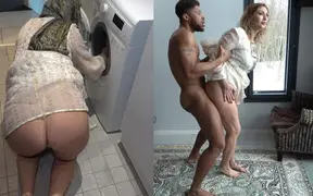 Stepson helps BBC hijabi stepmother with laundry before enjoying her big