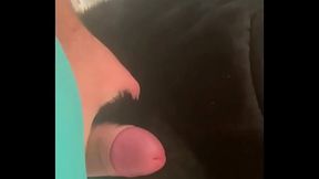 Caged & Collared in Black Downjacket – Blowjob &mdash;  Doggy & Cum Finish