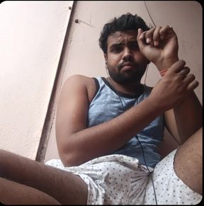 Watching hotty doing jerking