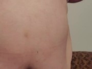 Fat slut sneaks around at work