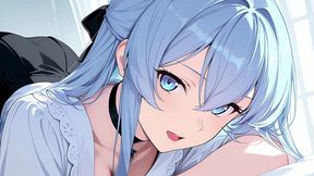 esdeath came to buy new sexy lingerie and have some fun with a pink dildo. esdeath hentai cosplay (ai-generated)