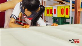 Femboy Yaoi - Simon Fucked for His Gym Teacher