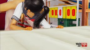 Femboy Yaoi - Simon Fucked for His Gym Teacher