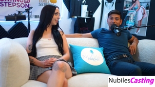 Nubiles FIRST Podcast - Big Tit Hailey Rose Casts Scarlett Rosewood