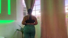 Spying on the neighbor while I change