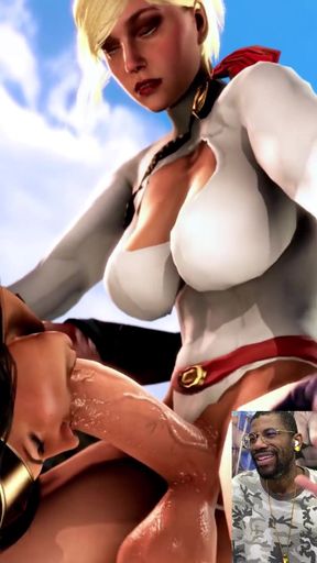 Big Breast Transgender Ebony Girl Cowgirl Rides on a Thicc Horny Cock