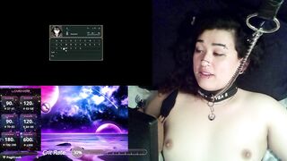 TG Emblem Fire Emblem Hentai Game Clone Cute tgirl kitten succubus gets butt plug vibrator and blowjob machine controlled by viewers part 1/4