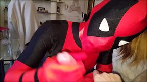 nylonxtreme - update #87 - deadpool zentai blowjob sex