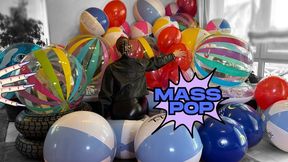 beach ball & balloon mass pop pt. 2