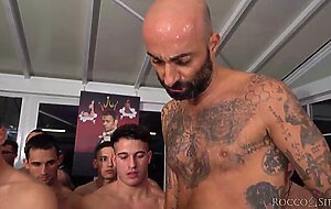 Rocco's 69 dicks gang bang challenge: malena vs martina, Malena Nazionale, Martina Smeraldi