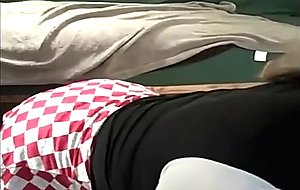 Crossdresser takes care of them all