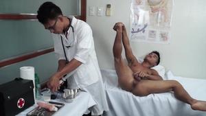 Doctor Twink: Asian Jacob first time penetration