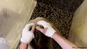 Mommy's hands fix broken limbs, expertly stimulating pleasure...