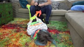 Luna Grey - home teacher tied and tickled