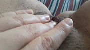 I masturbate my innocent unshaven swollen clit - IkaSmokS