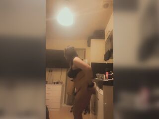 Sexy mixed angel in ???? solo doggy style!